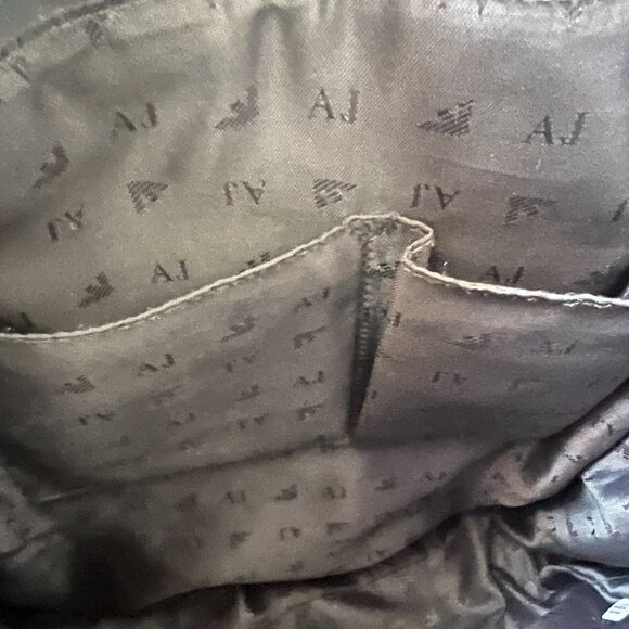 Armani Jeans Graphite Patent Leather Tote - Picture 9 of 15